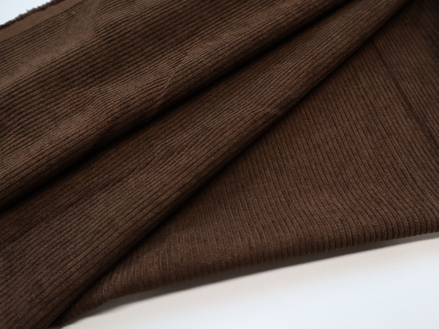 REMNANT/OFFCUT - Corduroy 7 Wale - Chocolate - 17" x 58"