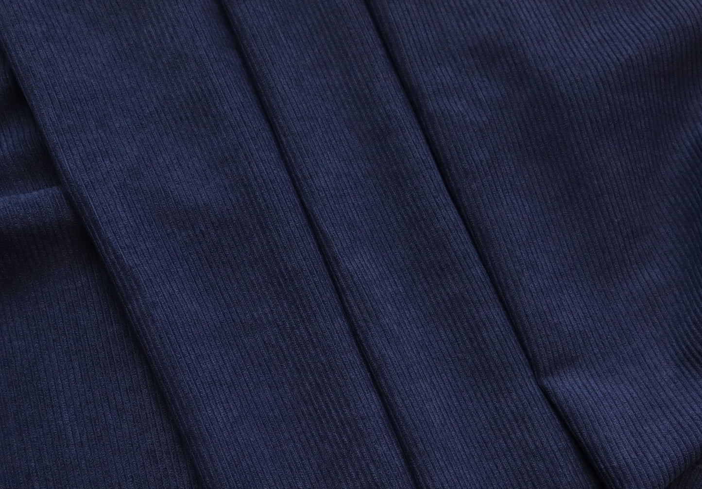 REMNANT/OFFCUT - Corduroy 7 Wale - Oxford Blue - 25" x 58"
