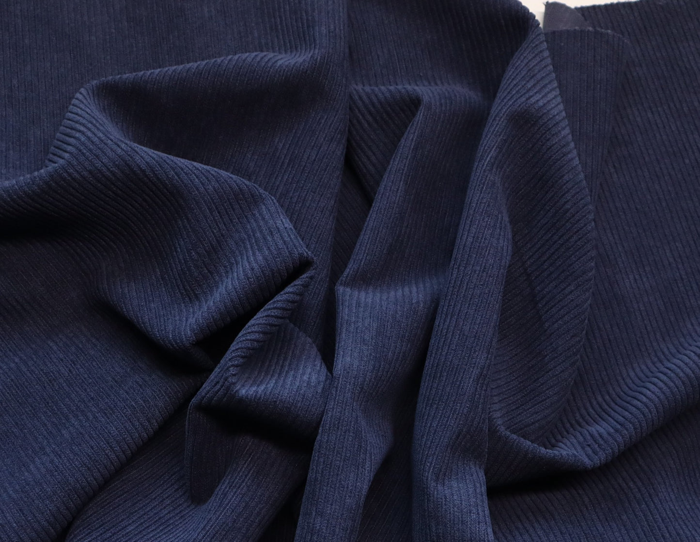 REMNANT/OFFCUT - Corduroy 7 Wale - Oxford Blue - 25" x 58"