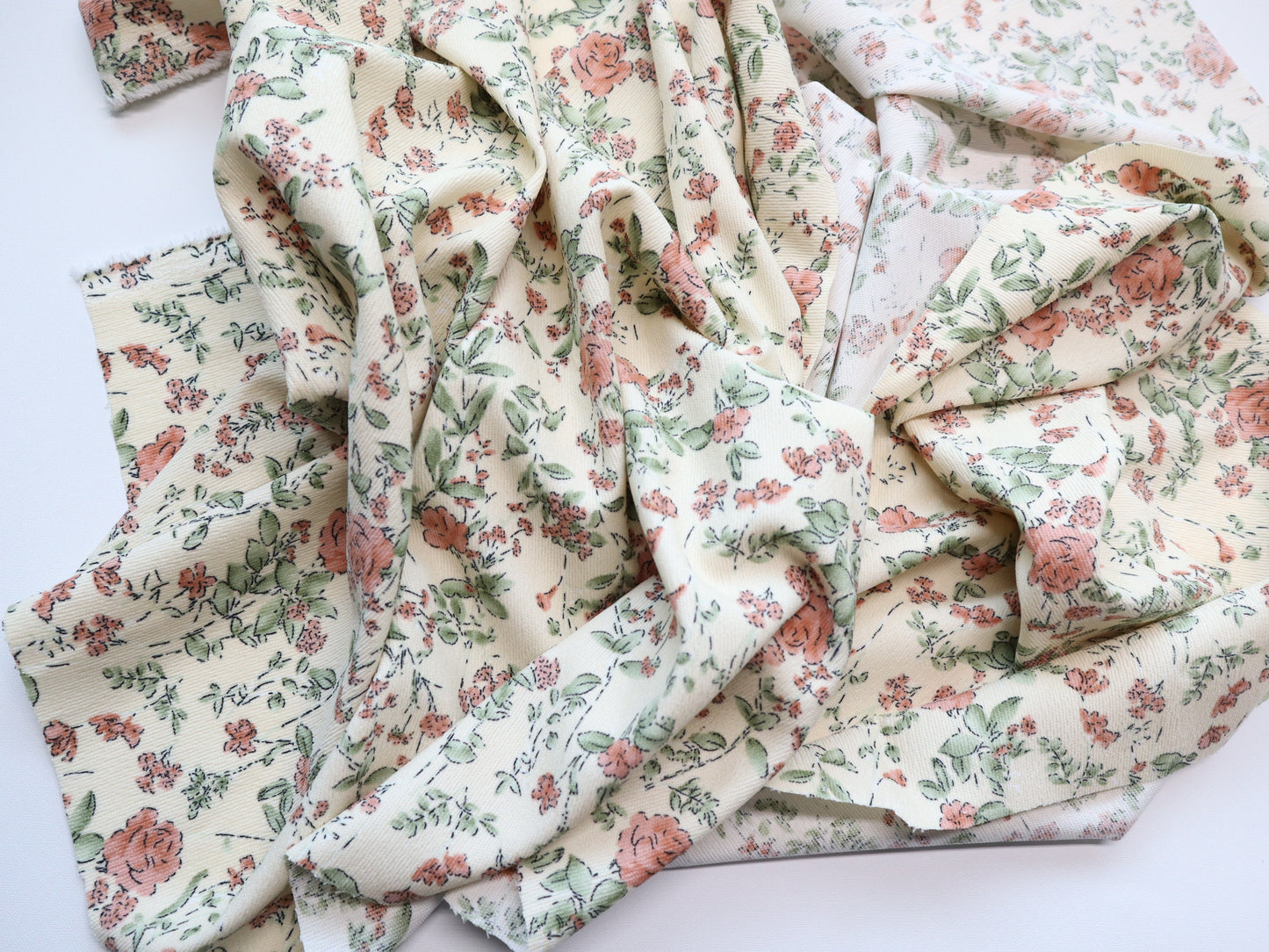 REMNANT/OFFCUT - Corduroy 21 Wale - Heirloom 17" x 27"