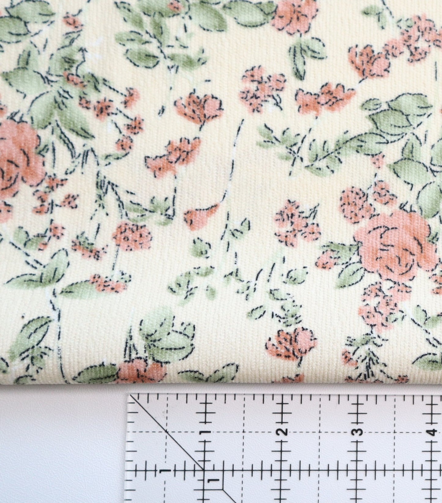 REMNANT/OFFCUT - Corduroy 21 Wale - Heirloom 17" x 27"