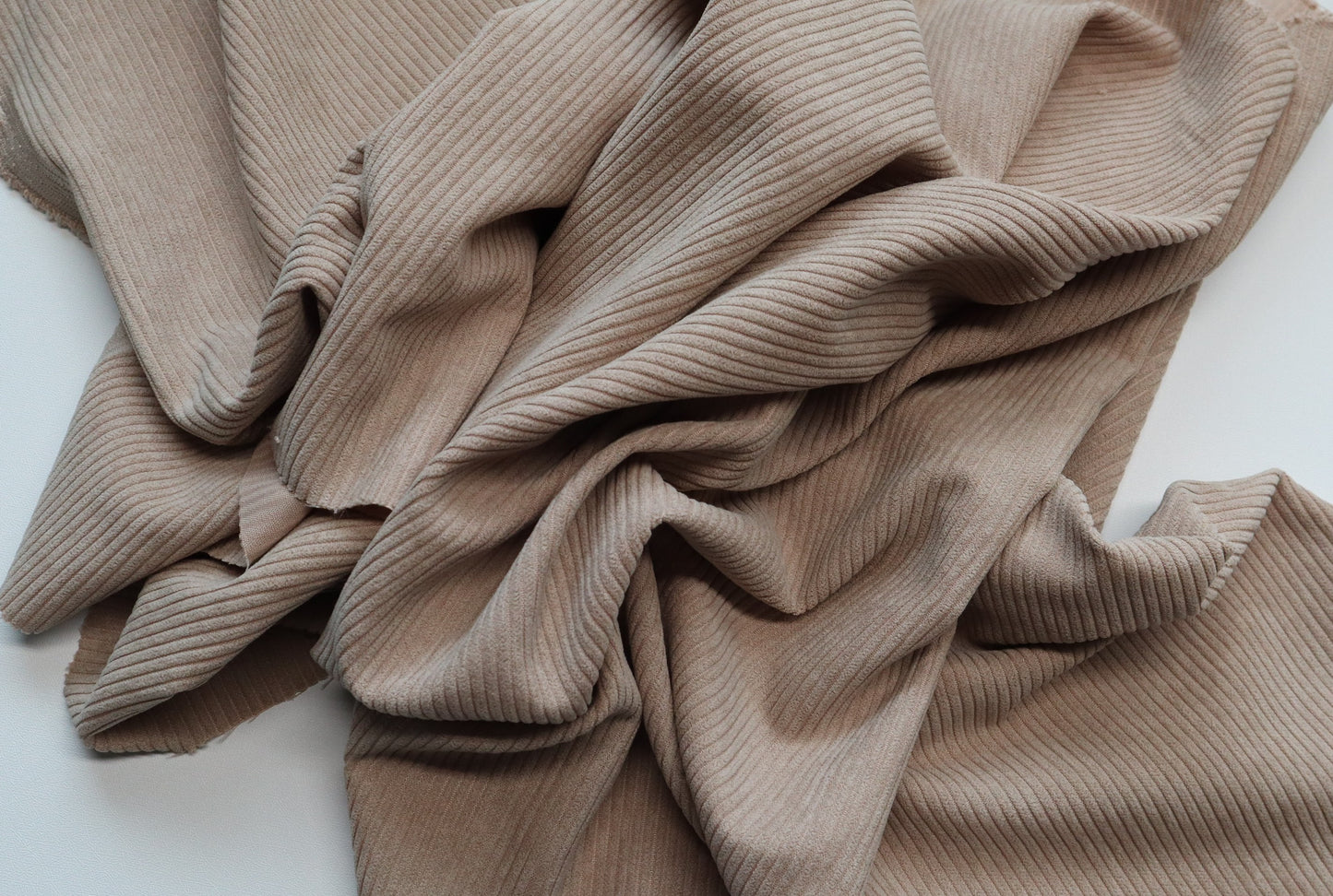REMNANT/OFFCUT - Corduroy 7 Wale - Mushroom- 17.75" x 58"