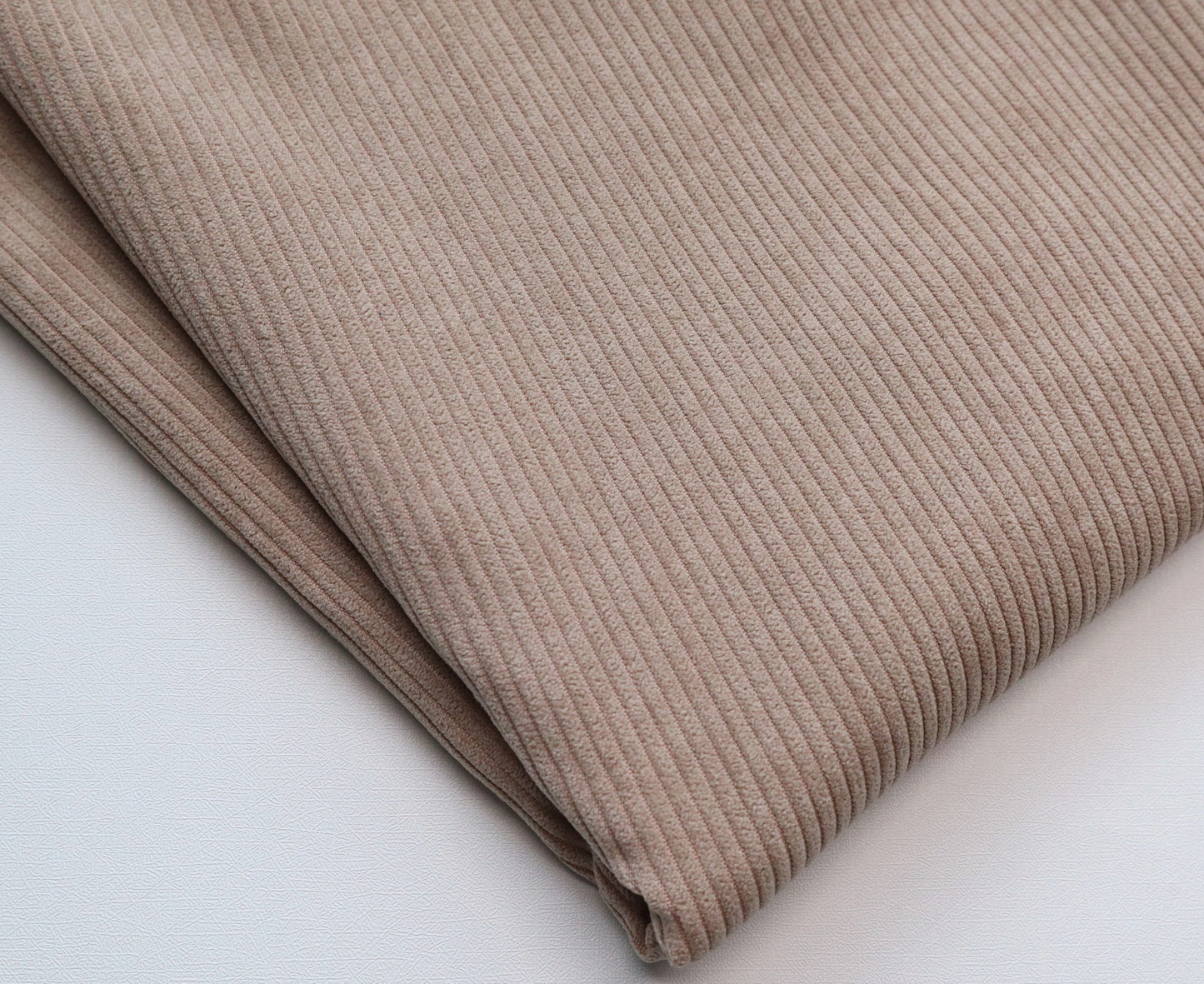 REMNANT/OFFCUT - Corduroy 7 Wale - Mushroom- 17.75" x 58"
