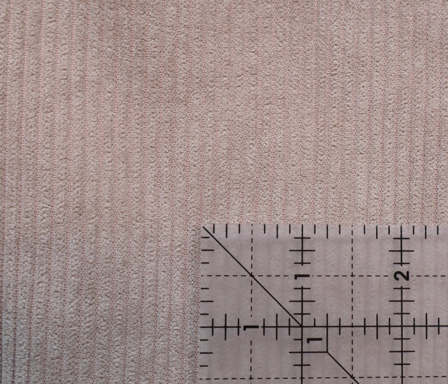 REMNANT/OFFCUT - Corduroy 7 Wale - Mushroom- 17.75" x 58"