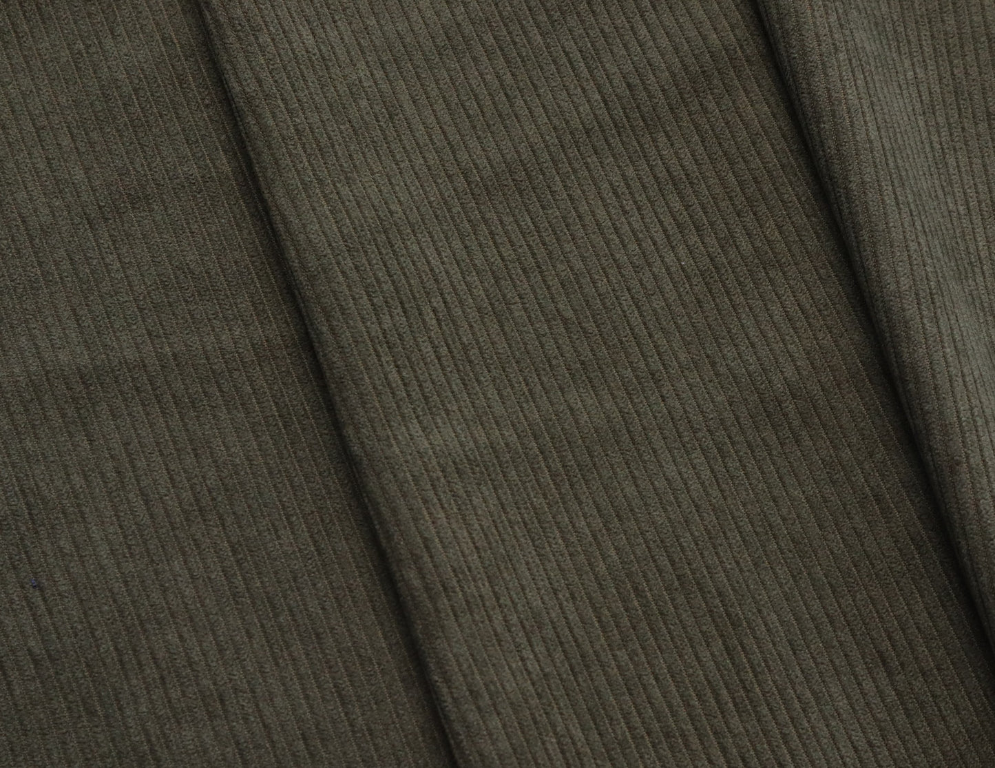 REMNANT/OFFCUT - Corduroy 7 Wale - Olive Drab- 19.75" x 58"