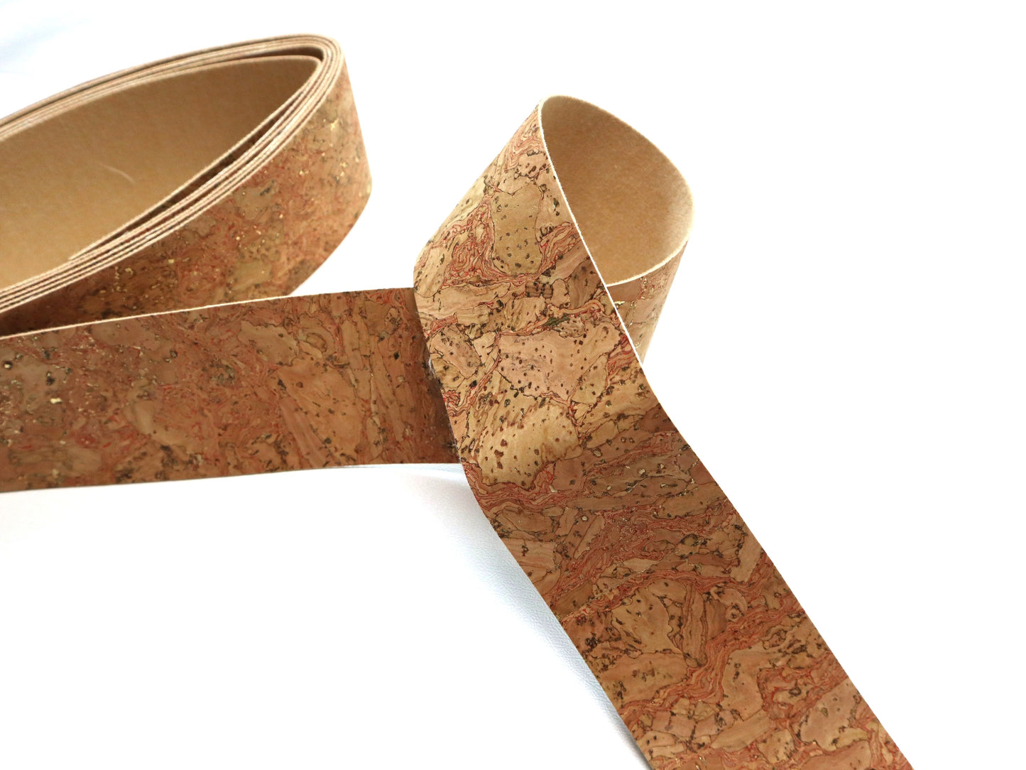 Cork Ribbon By the Yard  - Golden Sahara