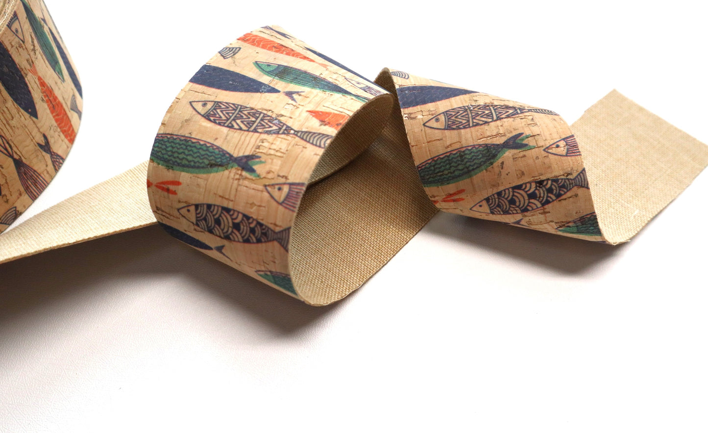 Cork Ribbon By the Yard  - Gone Fishin'