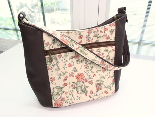Everyday Shoulder Bag - Heirloom & Dark Chocolate