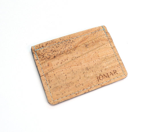 Minimalist Wallet - Natural, Turqoise & Grey