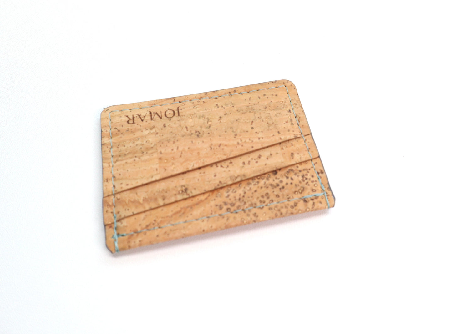 Minimalist Wallet - Natural, Turqoise & Grey