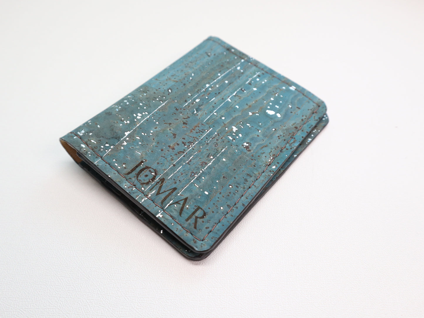 Slim Fold Wallet- Silver Lagoon