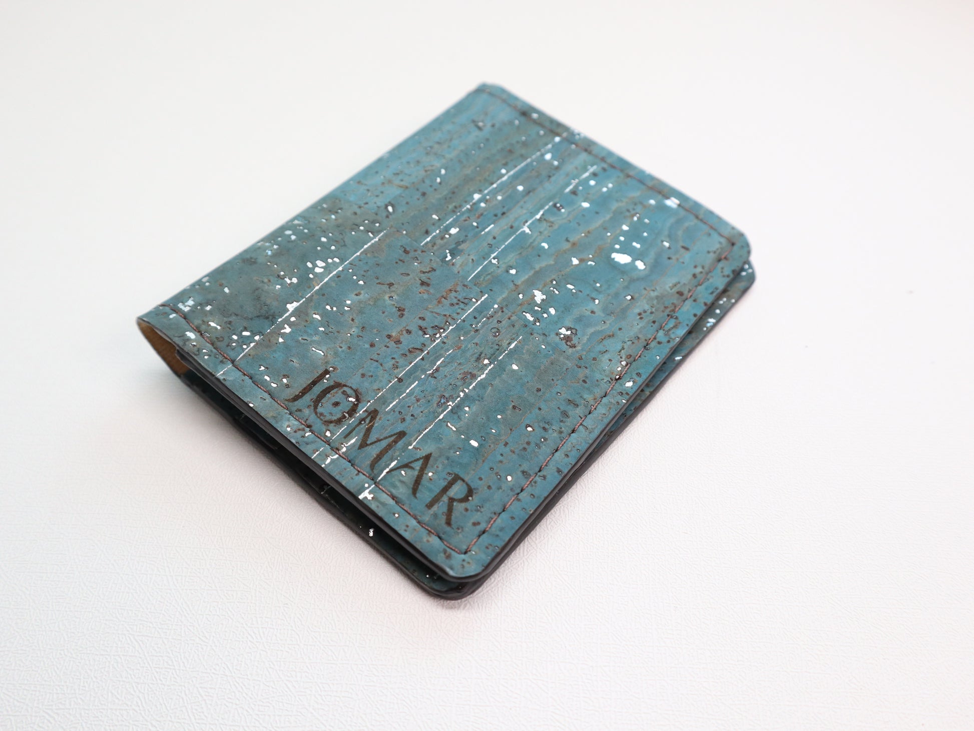 Slim Fold Wallet- Silver Lagoon