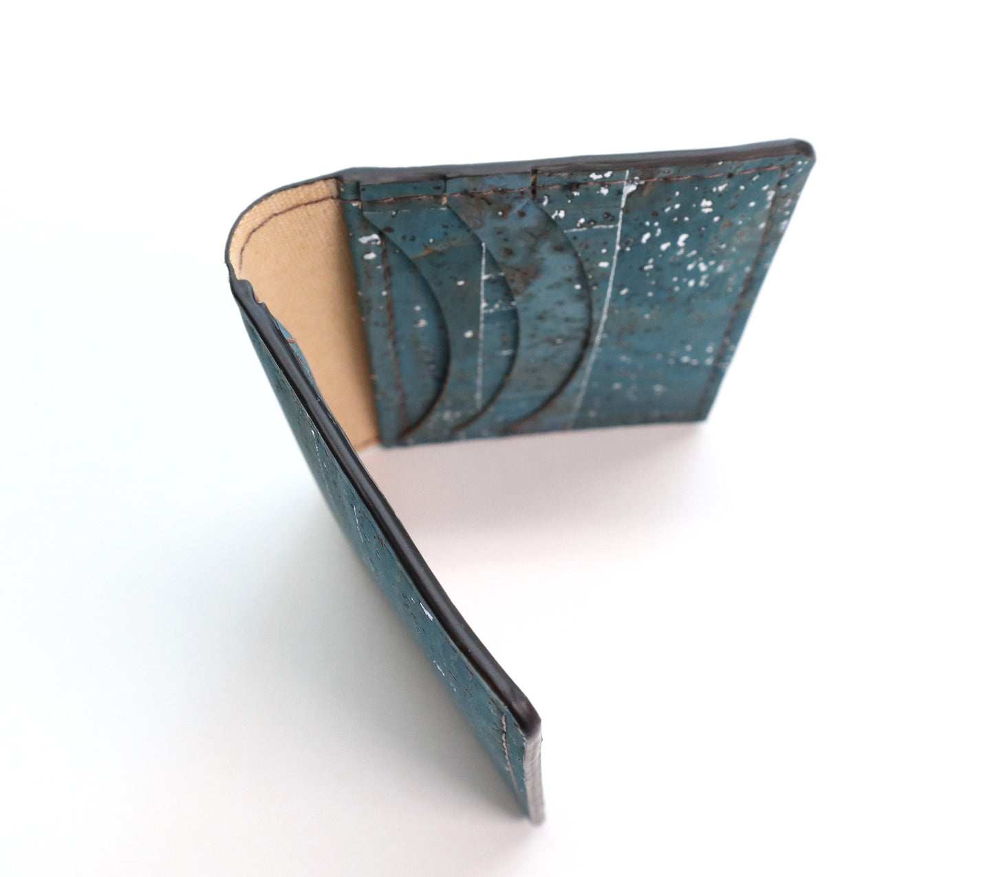 Slim Fold Wallet- Silver Lagoon
