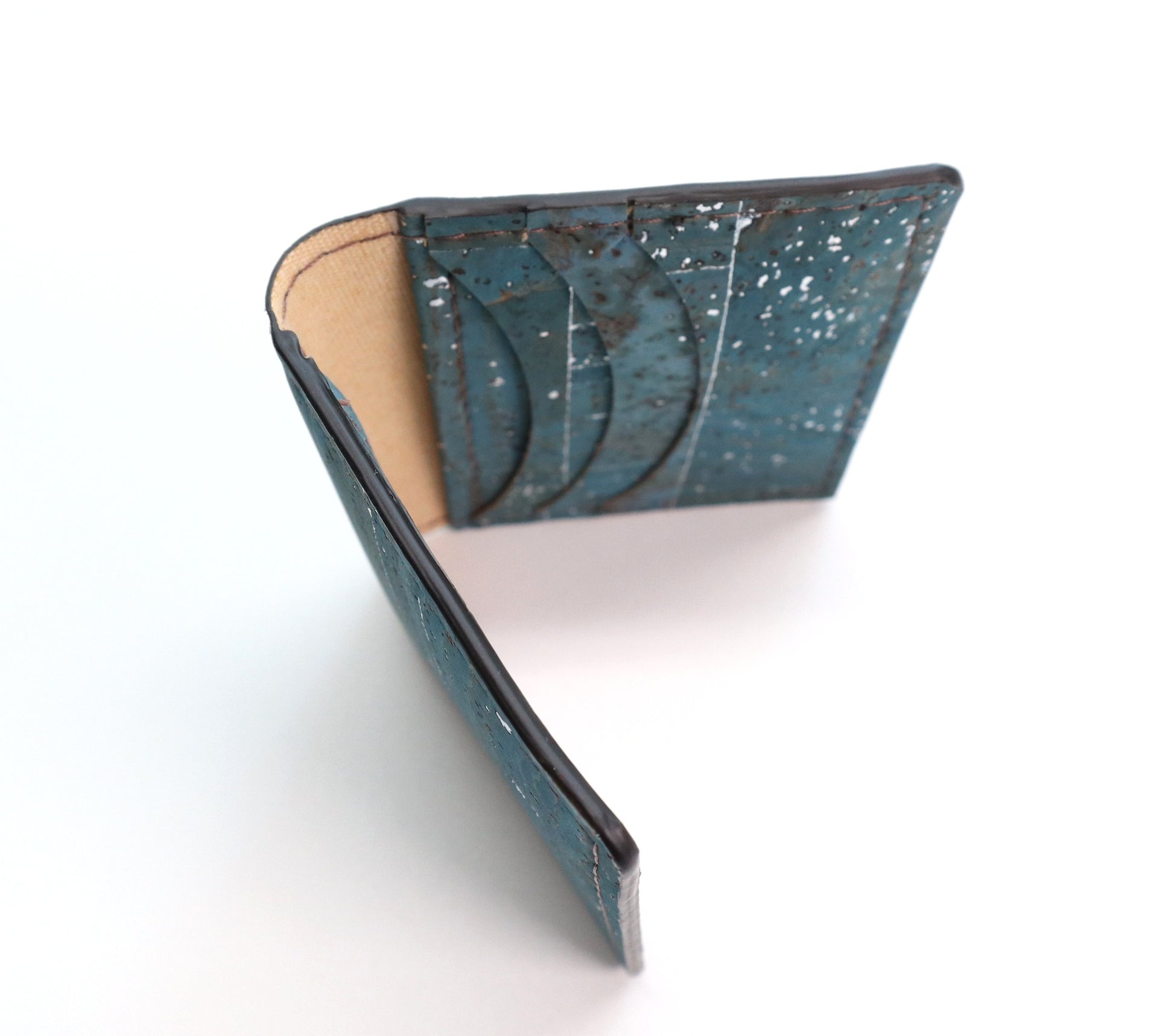 Slim Fold Wallet- Silver Lagoon