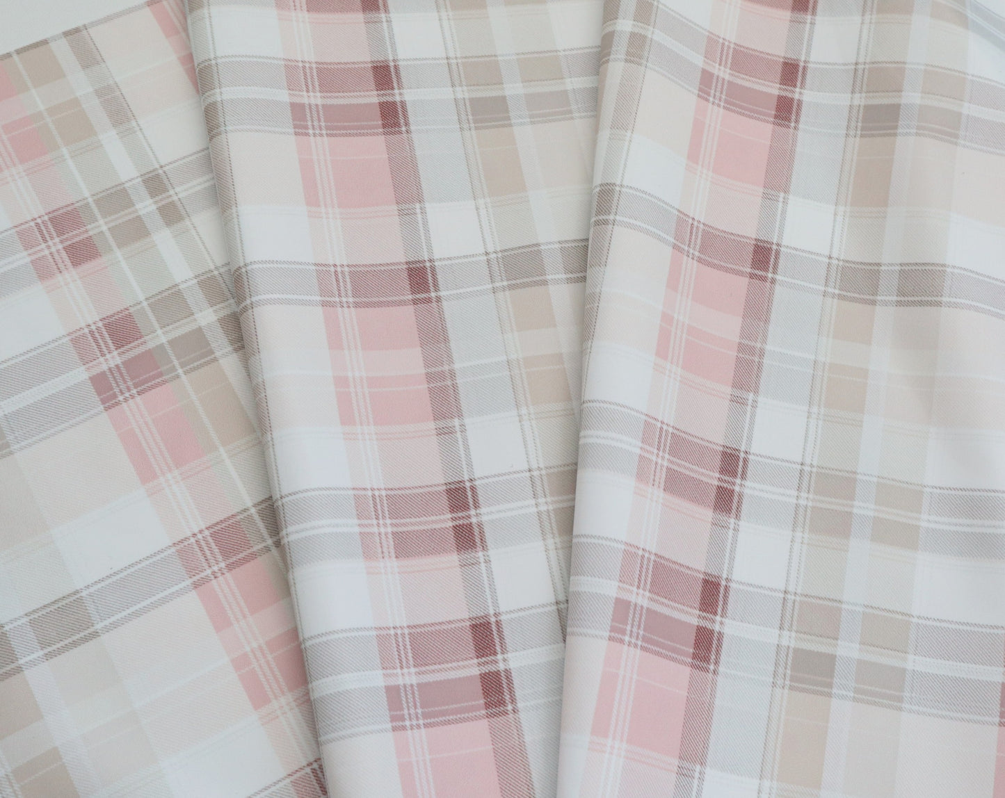 Bonded Nylon- Pink Plaid