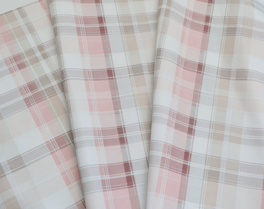 Bonded Nylon- Pink Plaid