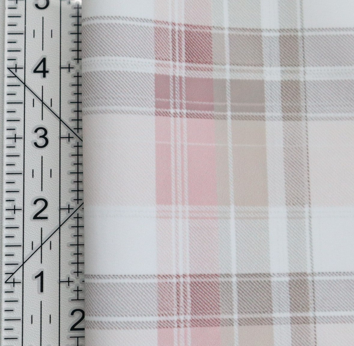 Bonded Nylon- Pink Plaid