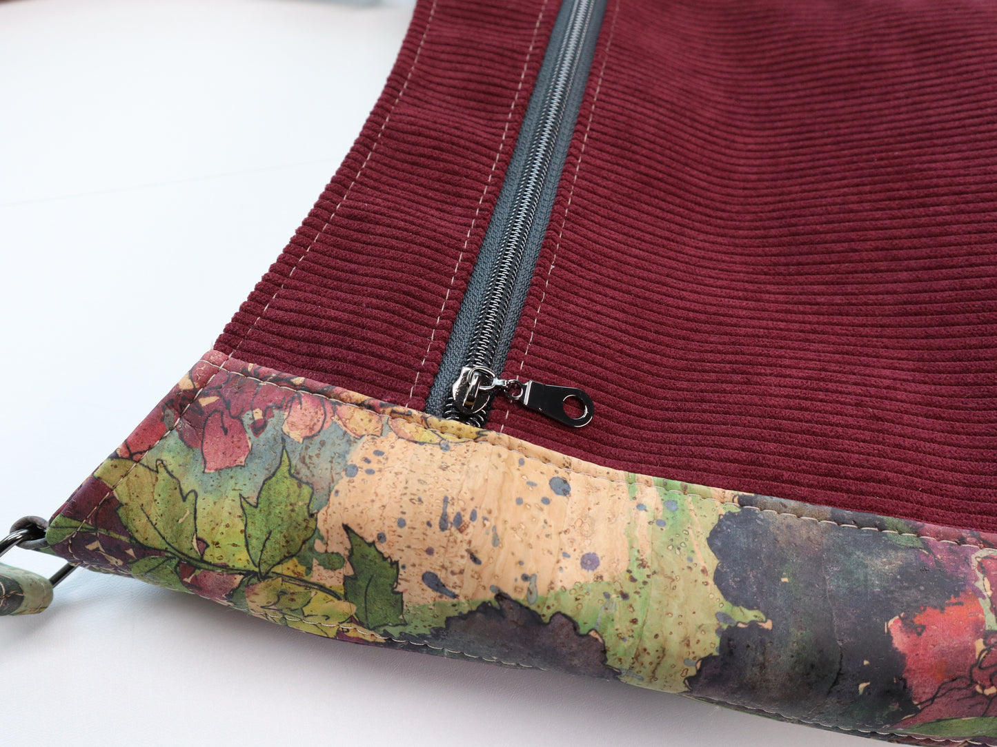 Everyday Shoulder Bag - Merlot & Floral