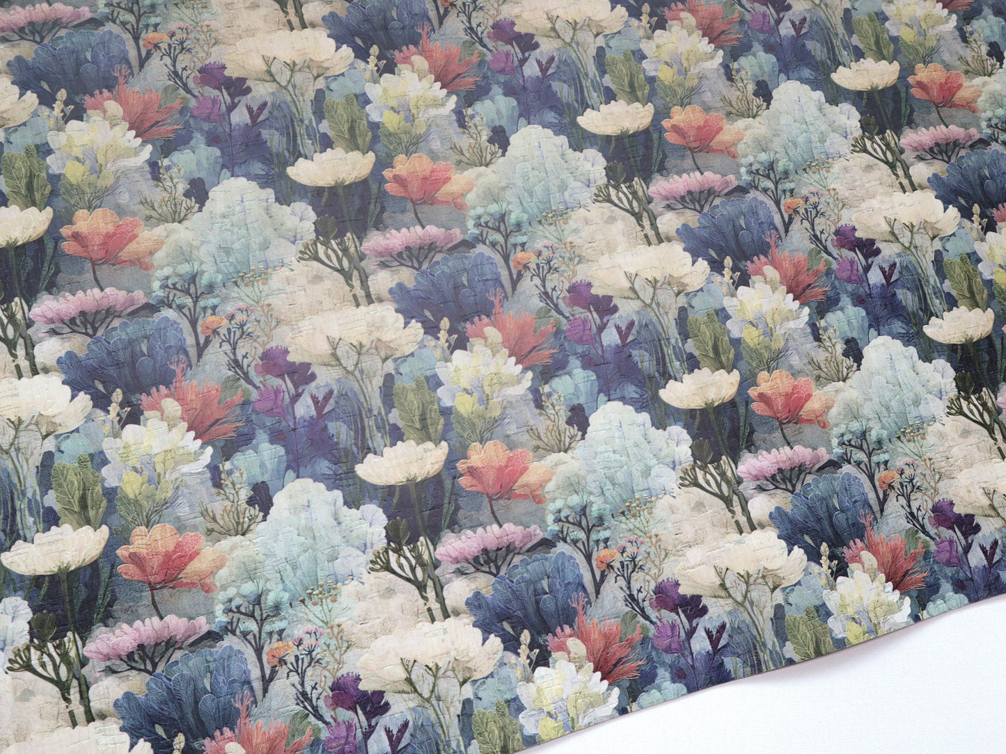 Cork Fabric Roll - Water Garden