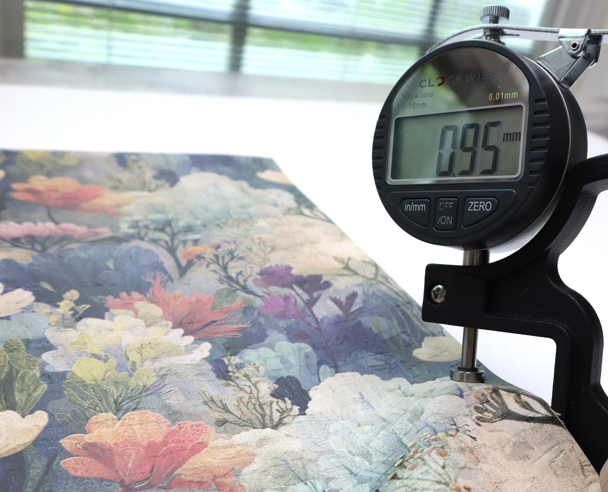 Cork Fabric Sheet - Water Garden