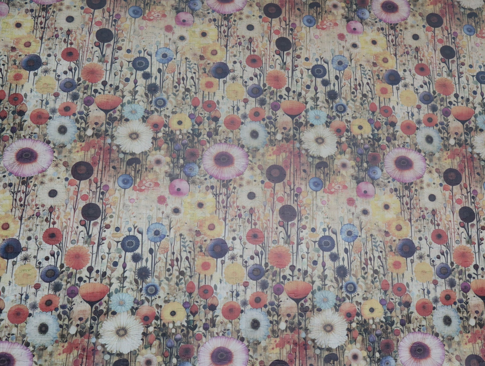 Cork Fabric Sheet - Botanica