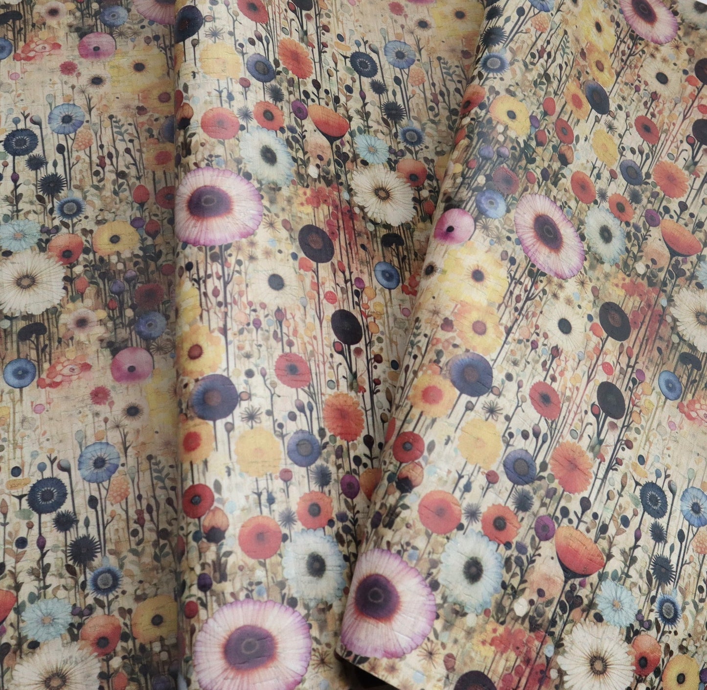 Cork Fabric Roll - Botanica