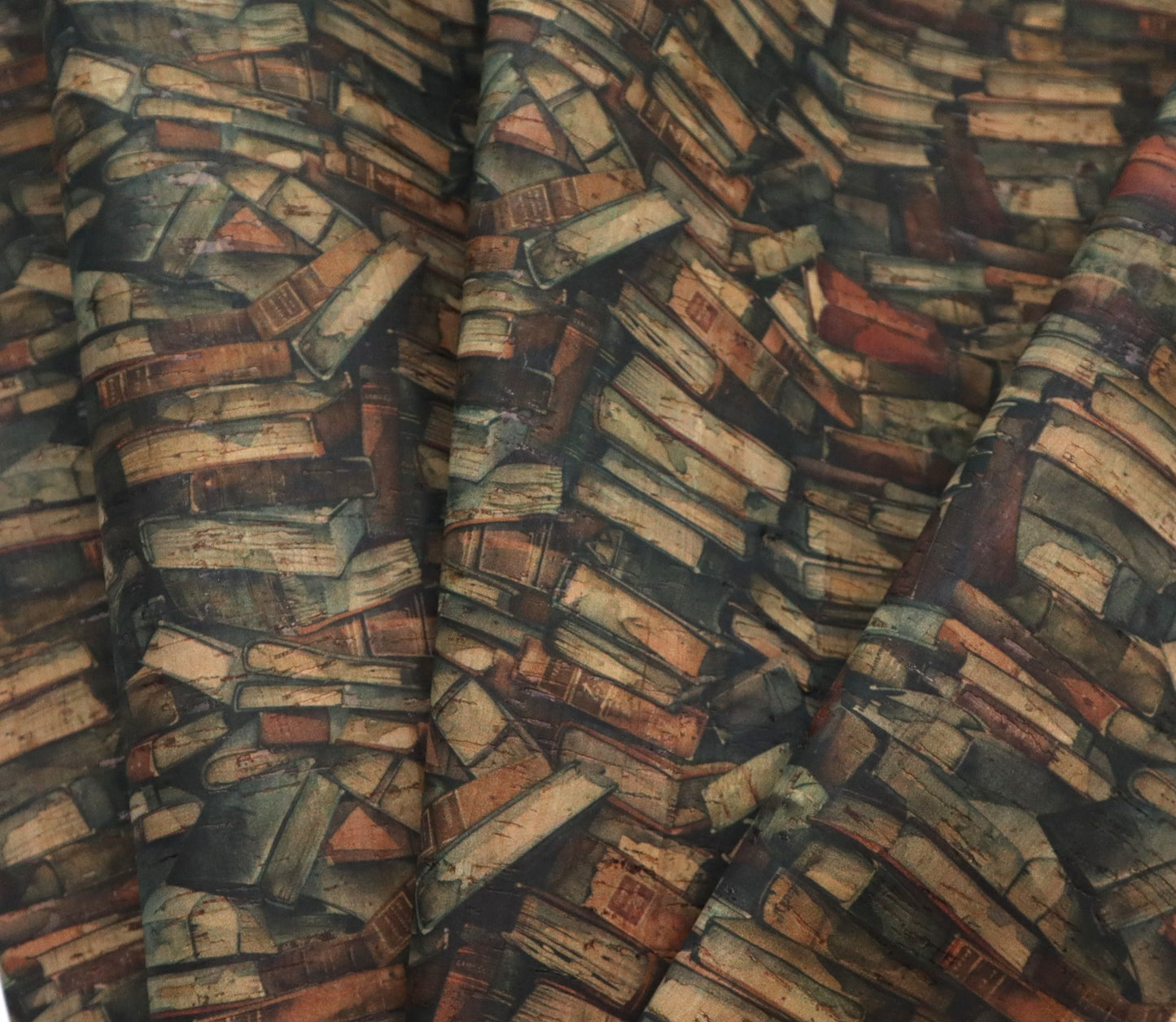Cork Fabric Sheet - Books