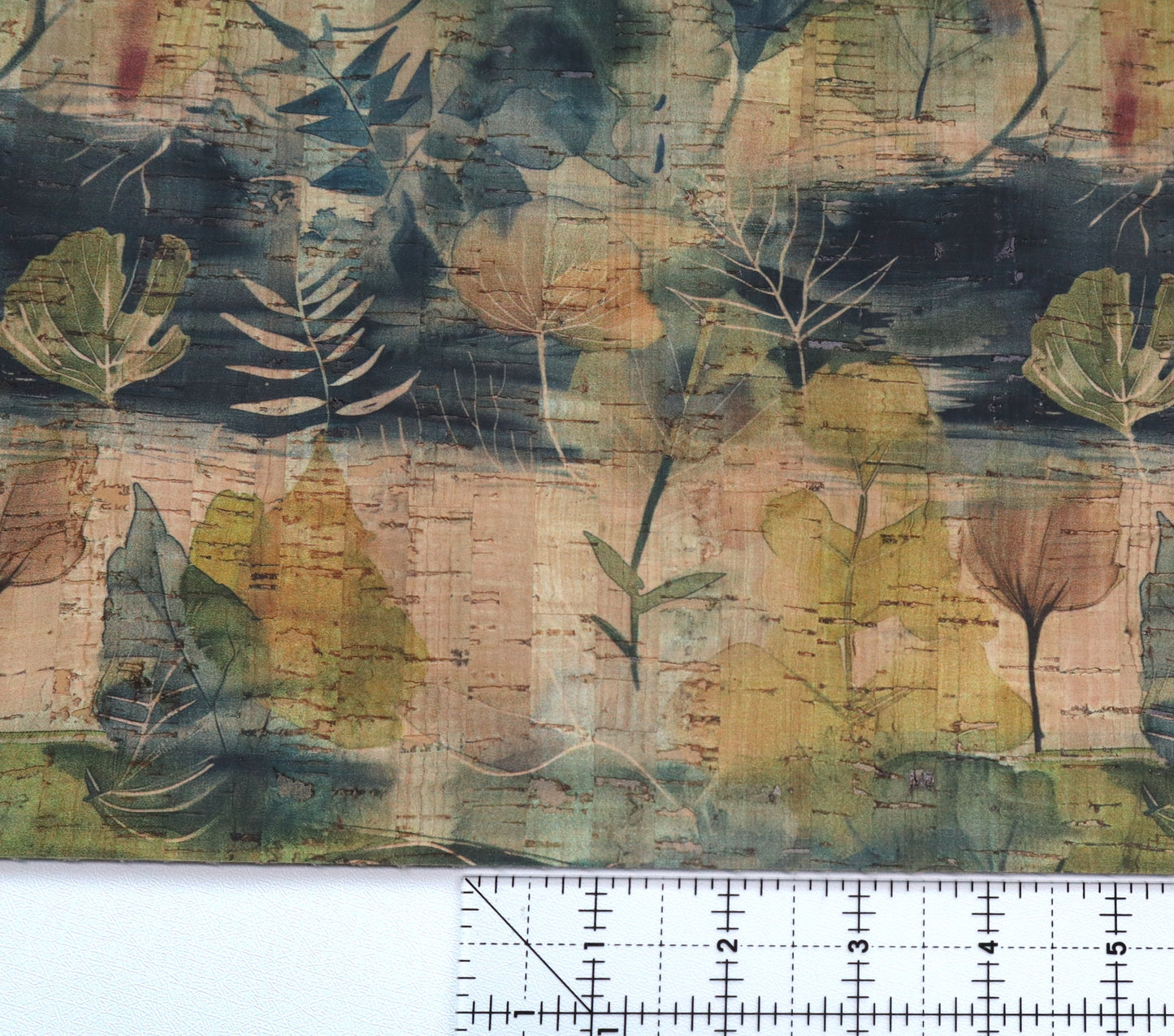 Cork Fabric Sheet - Naturescape
