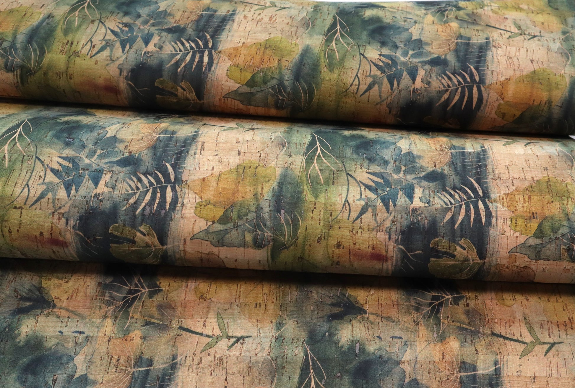 Cork Fabric Sheet - Naturescape