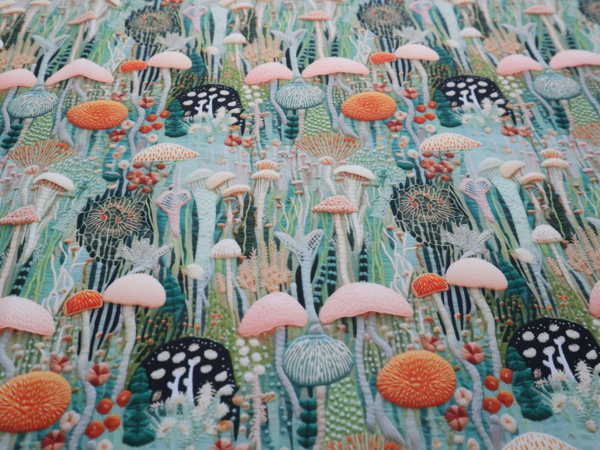 Bonded Nylon- Mushrooms