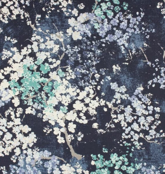 Cotton Canvas - 1/2 YARD - Blue Blossom