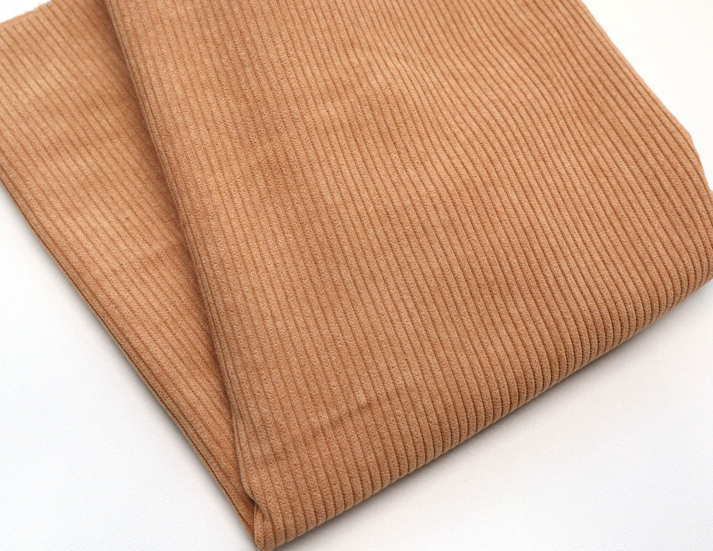REMNANT/OFFCUT - Corduroy 7 Wale - Old Apricot- 20" x 56"