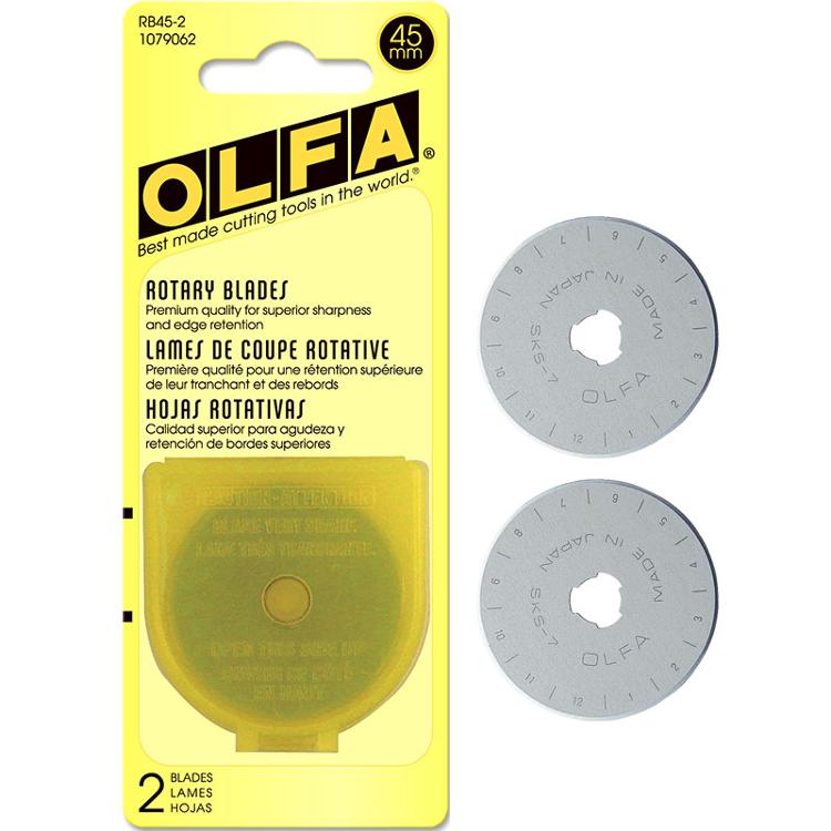 Olfa Rotary Blade 45mm - 2ct