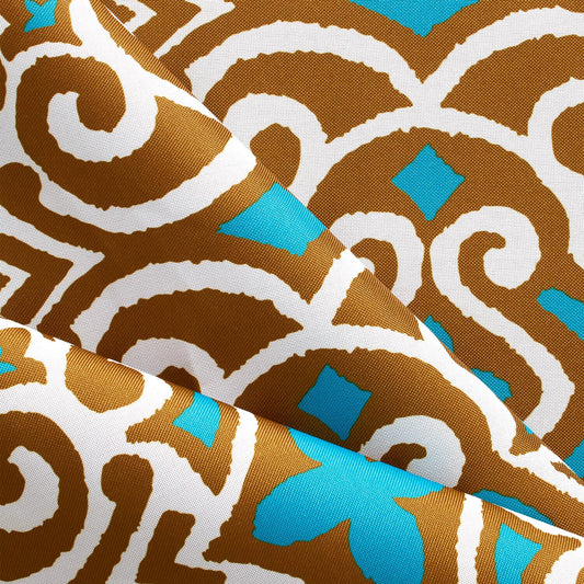 REMNANT/OFFCUT - Waterproof Canvas - Tribal Khaki 17" x 18"