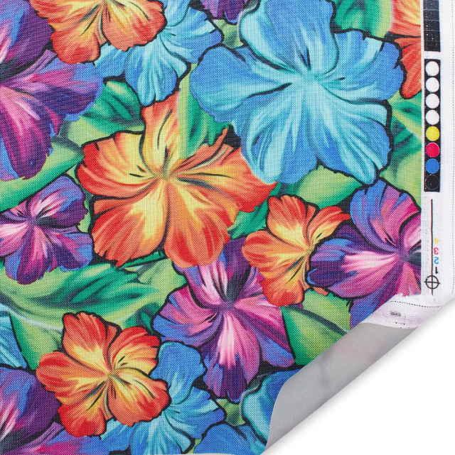 REMNANT/OFFCUT - Waterproof Canvas - Aloha 18" x 30"