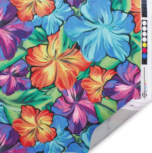 REMNANT/OFFCUT - Waterproof Canvas - Aloha 18" x 30"