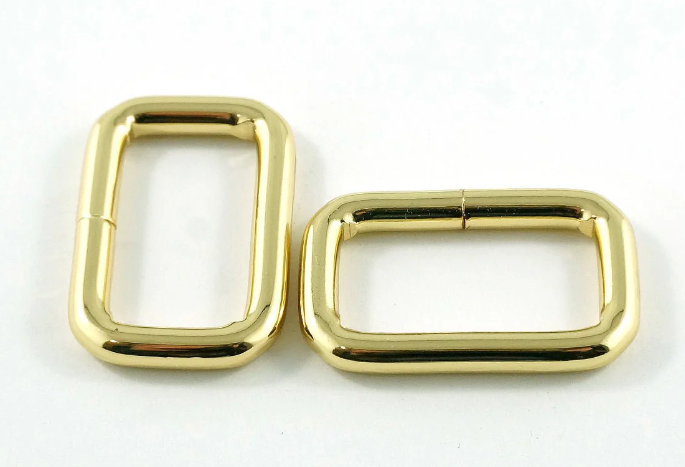 Rectangle Rings Gold