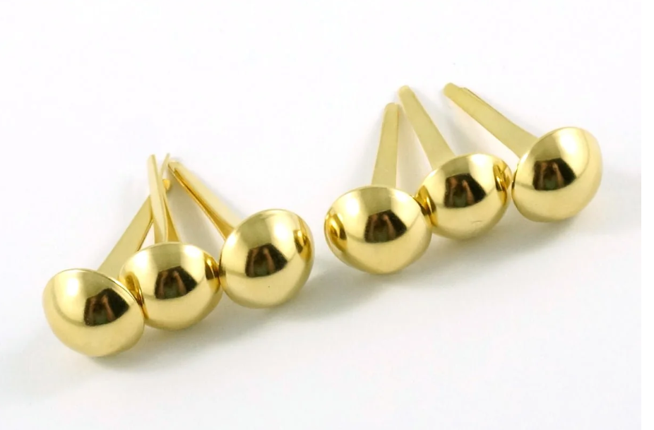 Dome Style Purse Feet Gold