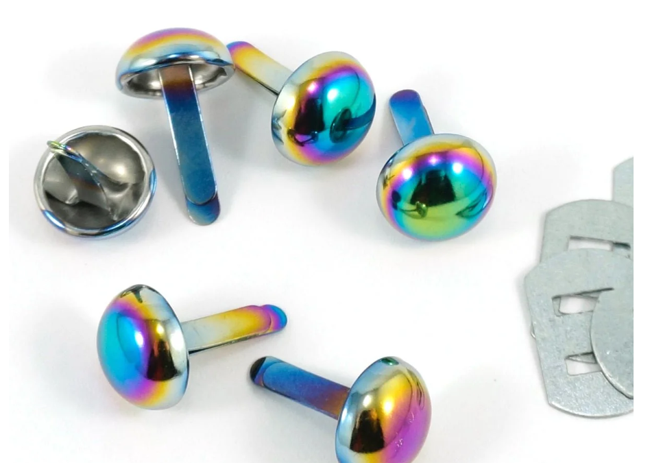 Dome Style Purse Feet Rainbow
