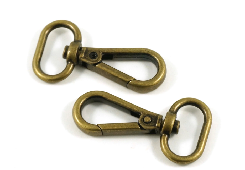 Classic Swivel Snap Hook Antique Brass