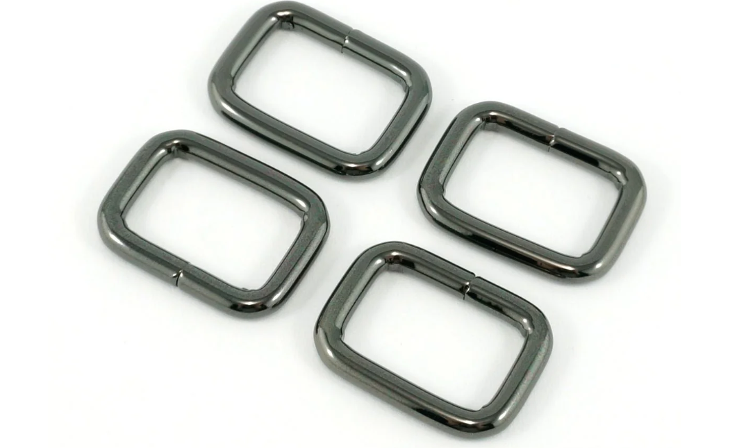 Rectangle Rings Gunmetal