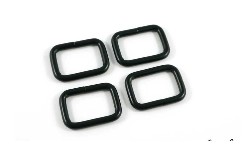 Rectangle Rings Matte Black