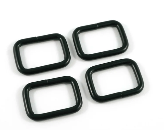 Rectangle Rings Matte Black