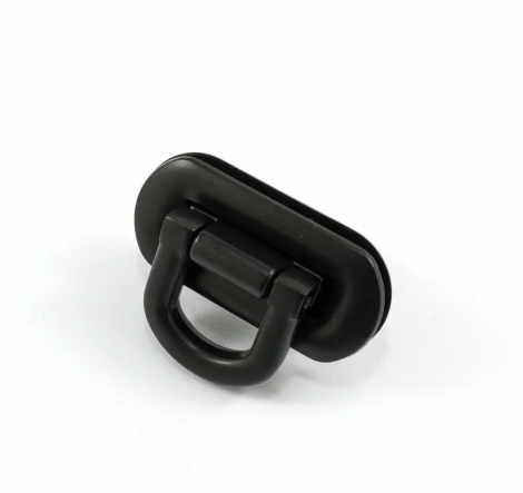 Oval Flip Lock Matte Black