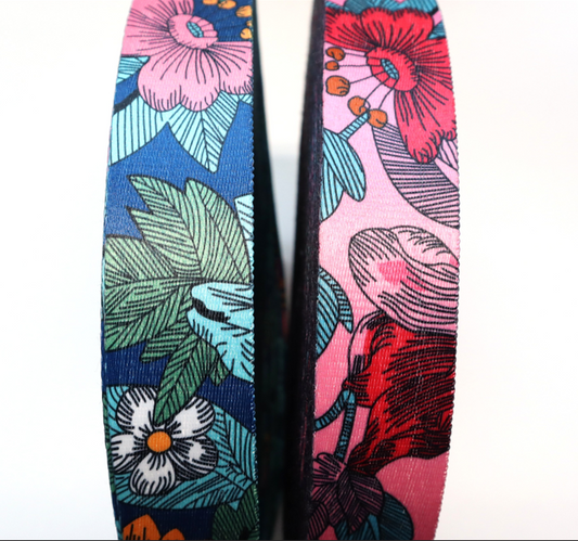 1.5" Webbing By the Yard - Floral