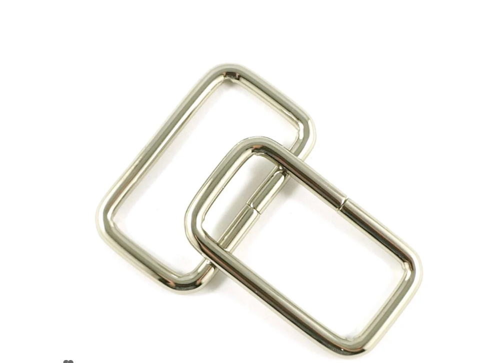 Rectangle Rings Nickel