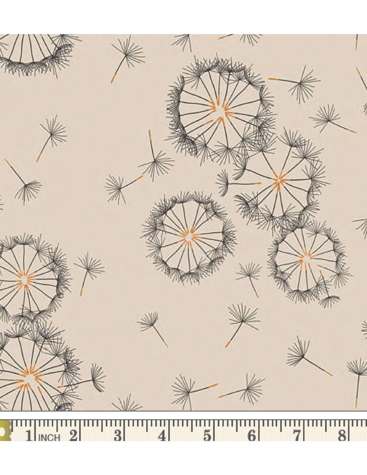 REMNANT/OFFCUT - Cotton Canvas - Tiny Dancer Six - 17" x 56"