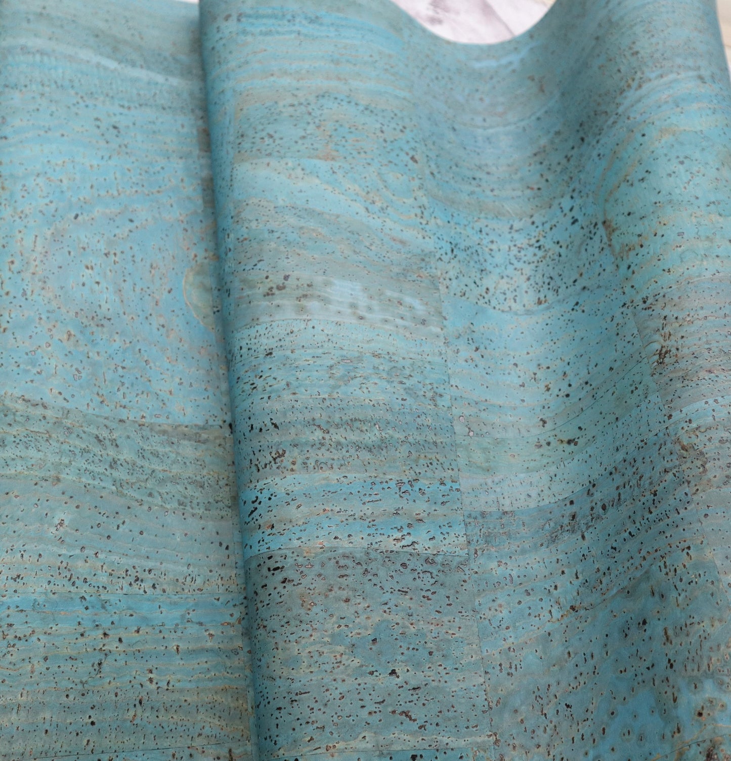 Cork Fabric Roll - Blue Lagoon