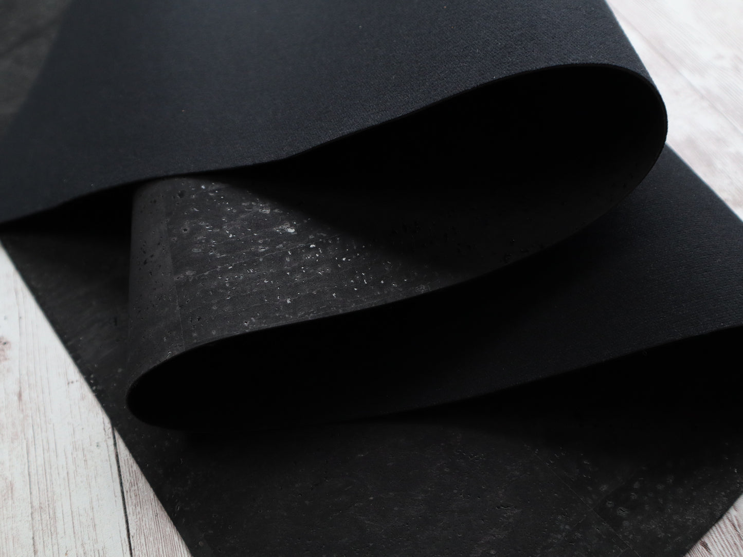 Cork Fabric Sheet - Black