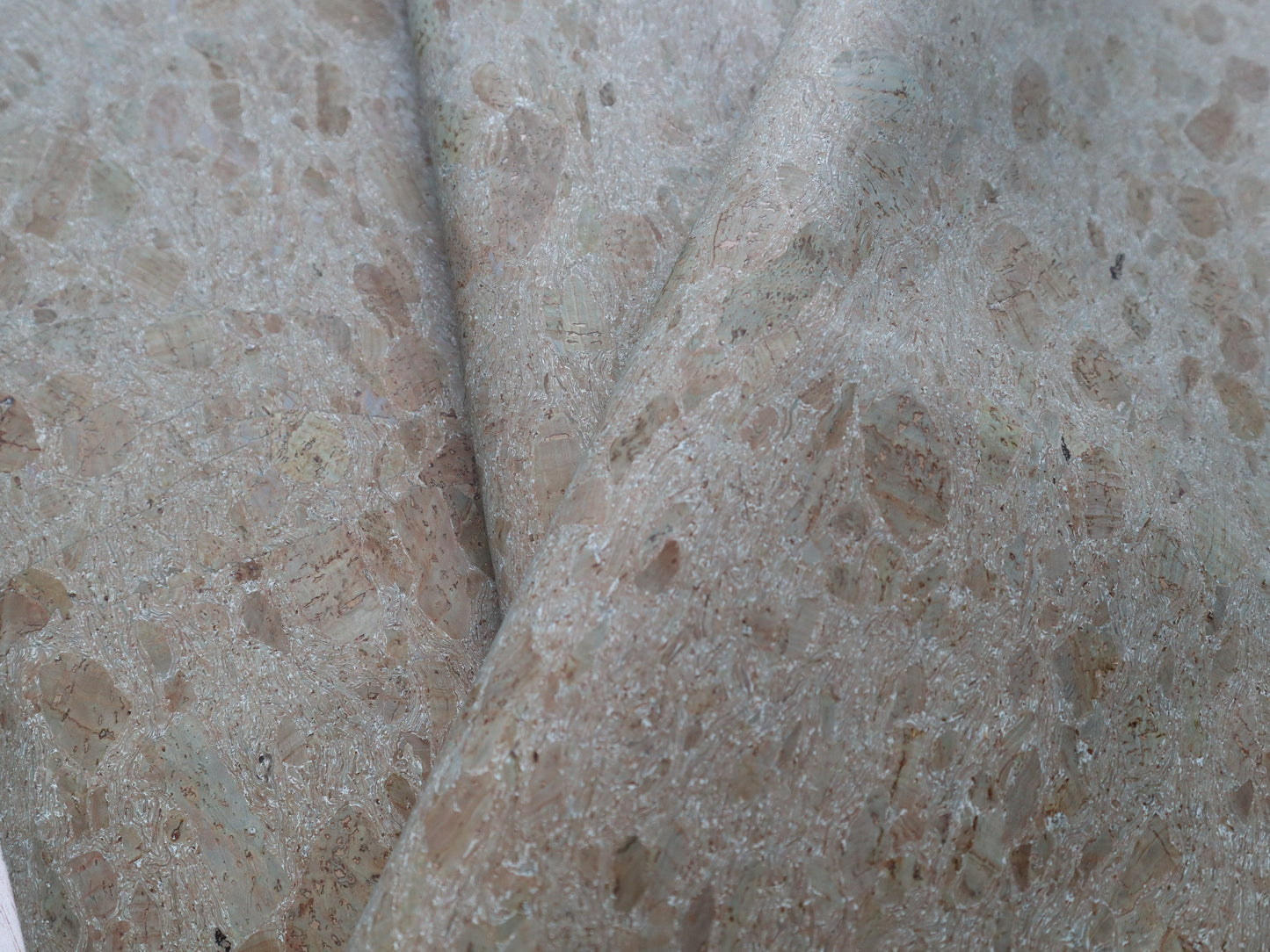 Cork Fabric Sheet - Sea Moss